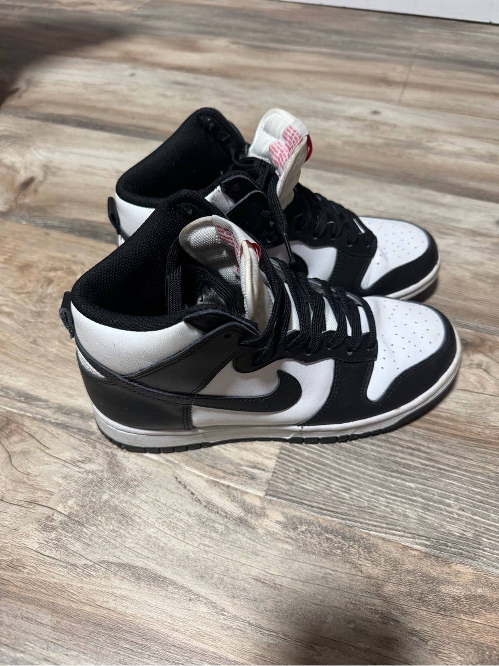 Black & White High-Top Sneakers - Women